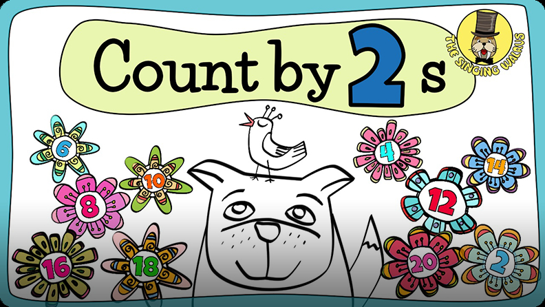 Song of 2s (count by 2) Video | Discover Fun and Educational Videos ...