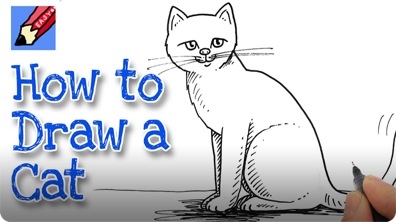 How to Draw a Cat Real Easy