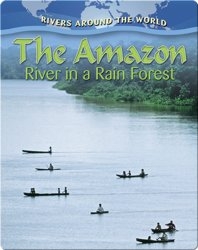 The Amazon River in a Rain Forest