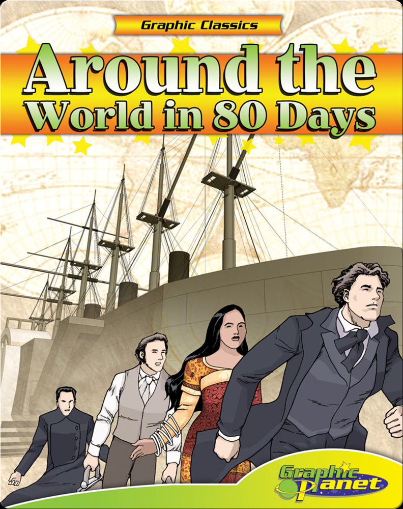 Graphic Classics: Around the World in 80 Days Book by Jules Verne, Rod ...