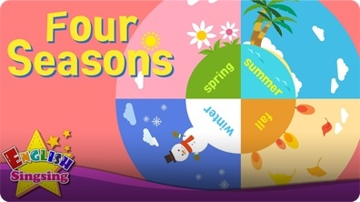 Kids vocabulary: Four Seasons - 4 Seasons in a Year