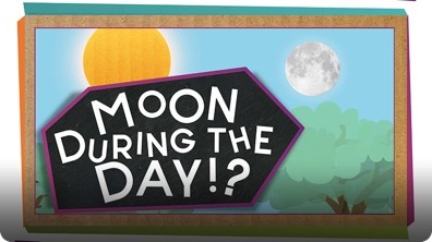 SciShow Kids: Why Can I See the Moon During the Day?