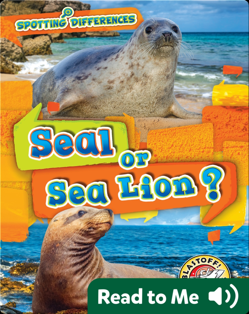 Spotting Differences Seal or Sea Lion? Book by Kirsten Chang Epic
