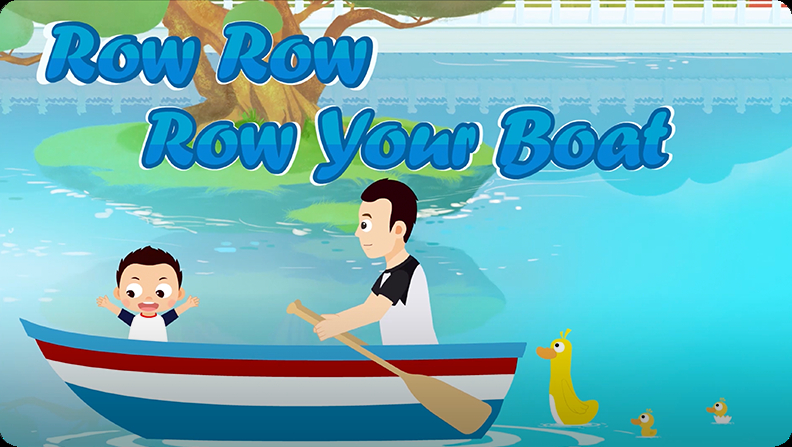 Row Row Row Your Boat + More Nursery Rhymes & Kids Songs