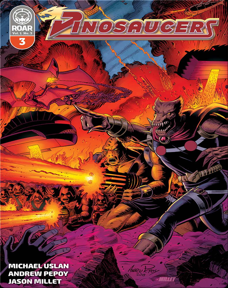 Dinosaucers No. 3 Book by Michael Uslan Epic