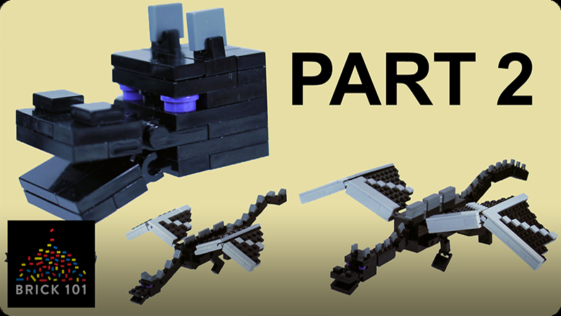 How to Build LEGO Minecraft Ender Dragon (Part 1)