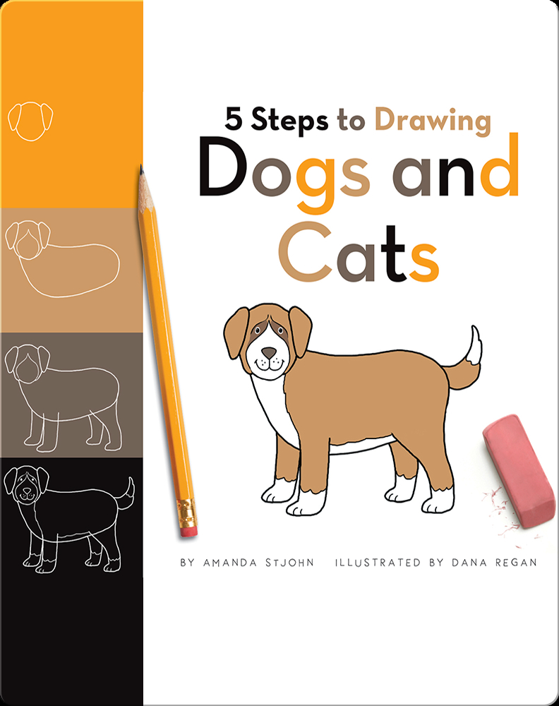 cool drawings of cats and dogs
