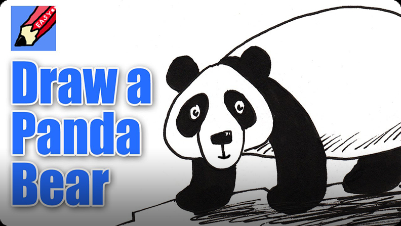 HOW TO DRAW BEAR PANDA FOUND AND EASY / BEAUTIFUL DRAWINGS - Drawing to  Draw 