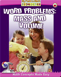 Word Problems: Mass and Volume (My Path to Math)
