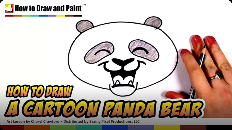 How to Draw a Cartoon Panda Bear Video | Discover Fun and Educational  Videos That Kids Love | Epic Children's Books, Audiobooks, Videos & More