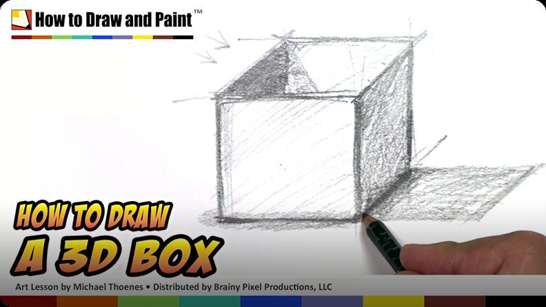 How to Draw a 3D Box Video | Discover Fun and Educational Videos That Kids  Love | Epic Children's Books, Audiobooks, Videos & More
