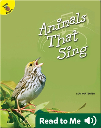 Animals That Sing
