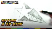 How to Draw a 3D Star
