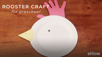 Rooster Craft for Kindergarten