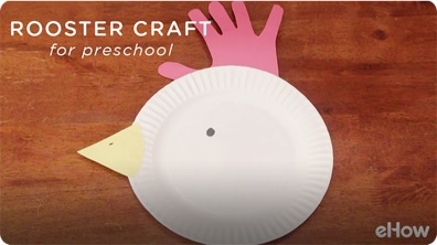 Rooster Craft for Kindergarten