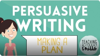 Persuasive Writing for Kids: Planning and Pre-Writing