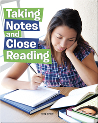 Taking Notes and Close Reading