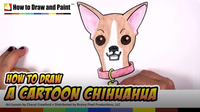 How to Draw a Cartoon Chihuahua