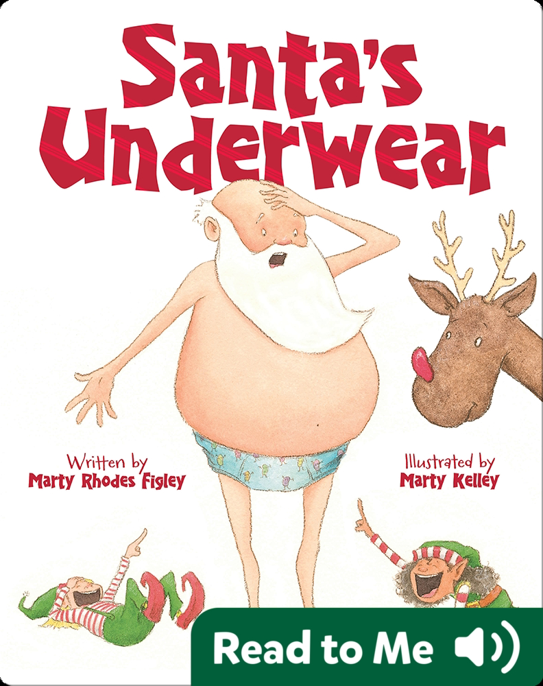 Santa's Underwear Children's Book by Marty Rhodes Figley With