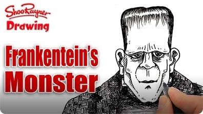 How to Draw Frankenstein's Monster