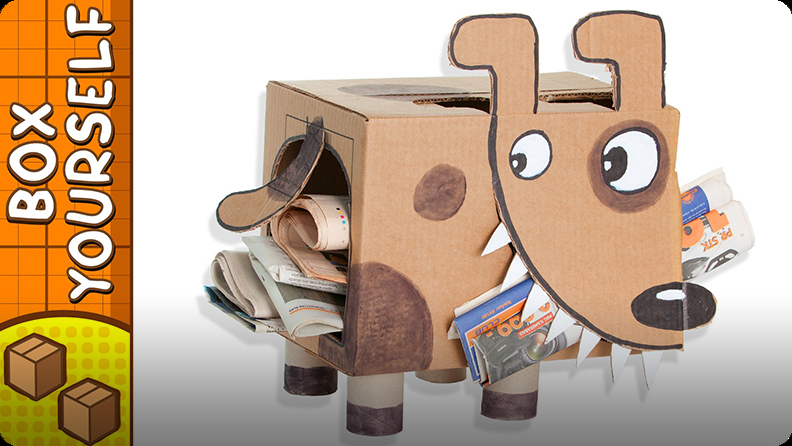 Cardboard Newspaper Puppy - Craft Ideas with Boxes Video | Discover Fun and  Educational Videos That Kids Love | Epic Children's Books, Audiobooks,  Videos & More