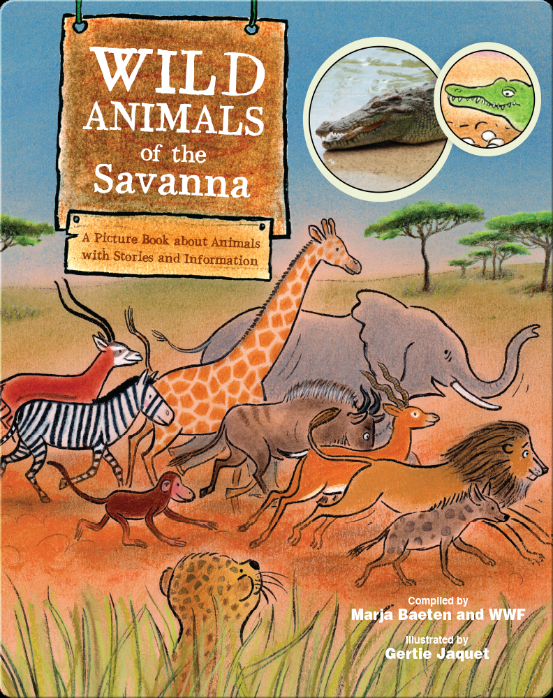 Wild Animals of the Savanna Book by Marja Baeten | Epic