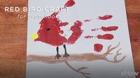 Red Bird Preschool Crafts