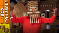Craft Ideas with Boxes - Tribal Mask