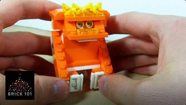 How To Build an Orange LEGO Gorilla