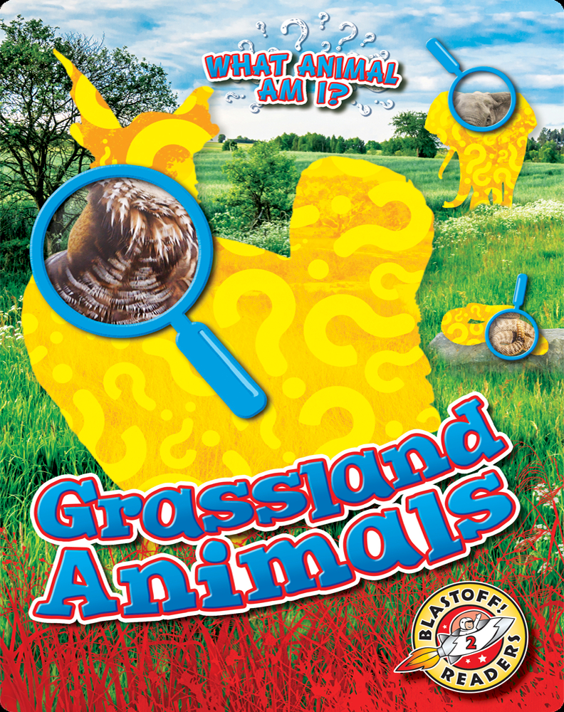 What Animal Am I? Grassland Animals Book by Rebecca Sabelko Epic