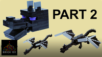 How To Build LEGO Minecraft Ender Dragon (Part 2)