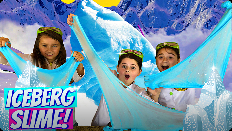 Slime for Kids | Learn How to Make Iceberg Crunchy Slime! Video ...