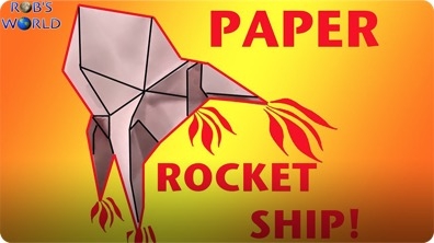How to Make a Paper Rocket Ship