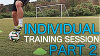 Individual Training Session Part 2 | Improve Footwork Fast