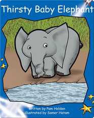 Thirsty Baby Elephant