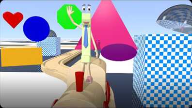 Learn Shapes with our Train Ride book