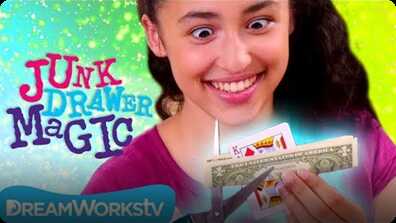 Card Cutting Dollar Bill | JUNK DRAWER MAGIC book