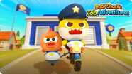 Police Officer Baby Shark Catch the Color Thief!
