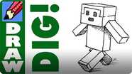 How to Draw a Minecraft-Type Person