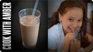 No-Guilt Chocolate-Banana-Peanut-Butter-Milkshake | Cook With Amber