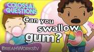 What REALLY Happens If You Swallow Gum? | COLOSSAL QUESTIONS