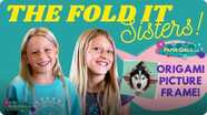 The Fold It Sisters: Origami Picture Frame