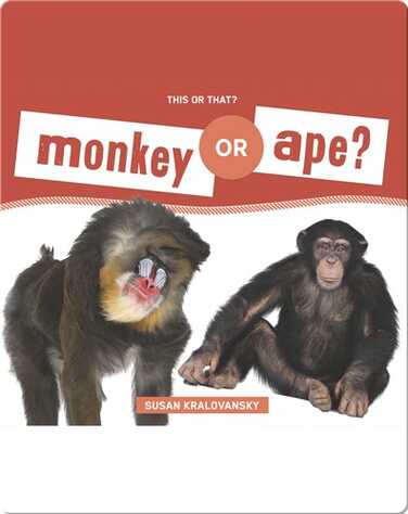 Monkey or Ape? book