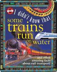 I Didn't Know That Some Trains Run on Water