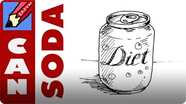 How to Draw a Soda Can Real Easy
