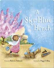 A Sky-Blue Bench