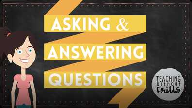 Asking and Answering Questions: Reading Literature book
