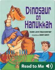 Dinosaur on Hanukkah