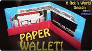 How to Make an Easy Paper Wallet (Origami)