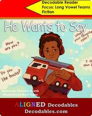 He Wants To Say...